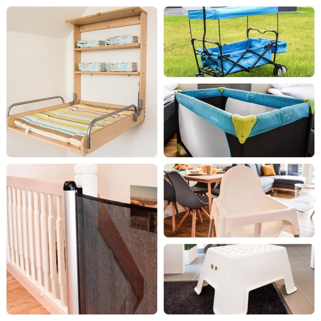 Ferienwohnung Beach Baby 2 บือซุม ภายนอก รูปภาพ